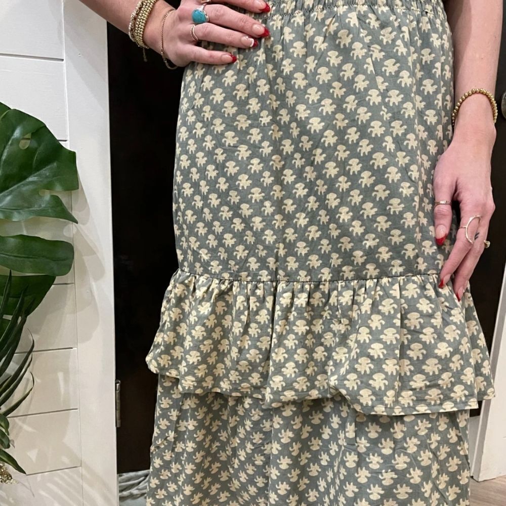 Perry Walker Collection Block Print Midi Dress - Picture 6 of 9